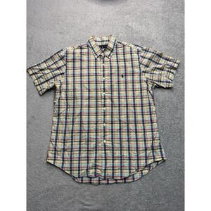 Ralph Lauren Polo Mens Large Short Sleeve Button Down Shirt